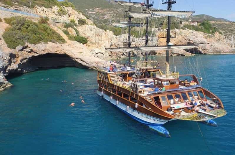 Alanya: Catamaran Boat Tour with Snorkeling and BBQ Lunch - Cleopatra Beach gives the trip its best swim