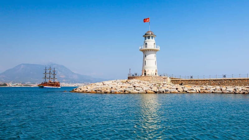 Alanya: Family-Friendly Catamaran Cruise with Castle Views - Alanya Castle From the Mediterranean