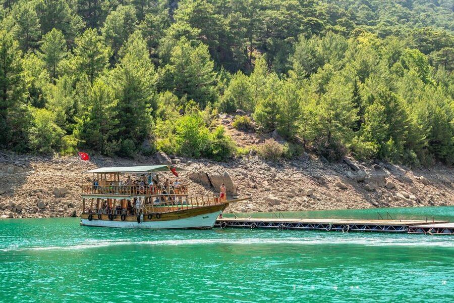 Alanya: Green Canyon Boat Trip with Lunch and Hotel Pickup - Swimming stops in the mountain lake