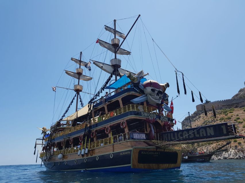 Alanya: Pirate Boat Tour w/ BBQ & Foam Party - Key points at a glance