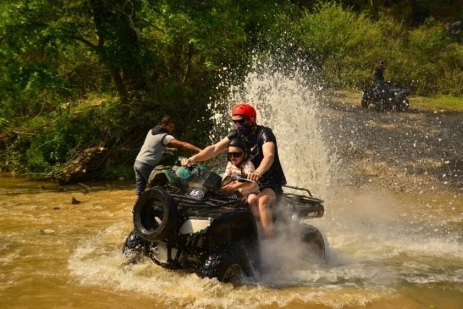 Alanya Quad Safari Tour 3 Hour - The river break adds a welcome pause