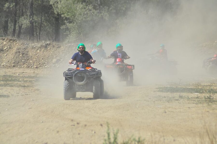 Alanya: Rafting, Zipline, Quad, Buggy, Jeep Tour with Lunch - Zipline across the river