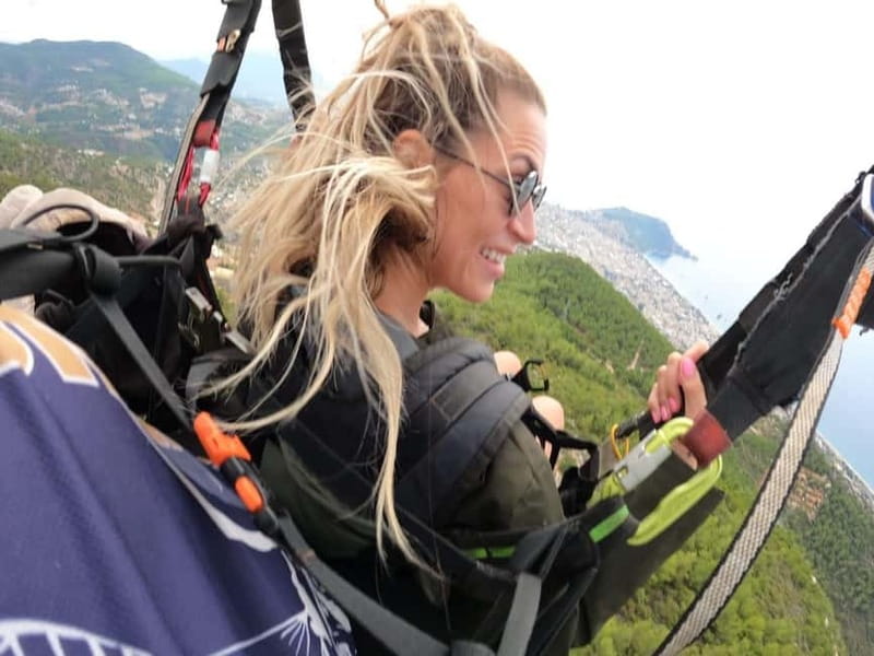 Alanya: Tandem Paragliding Experience with Video Option - Flying over Cleopatra Beach