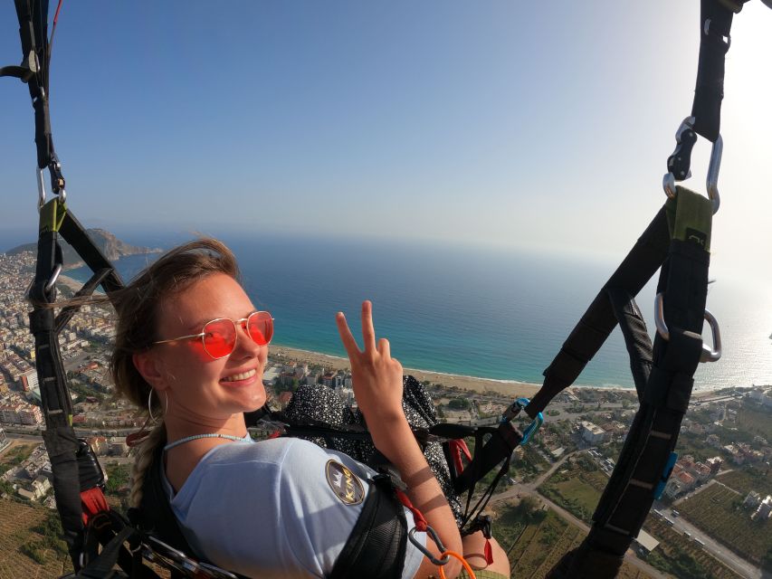 Alanya: Tandem Paragliding Over a Castle and the Sea - Castle views, sea color, and optional maneuvers