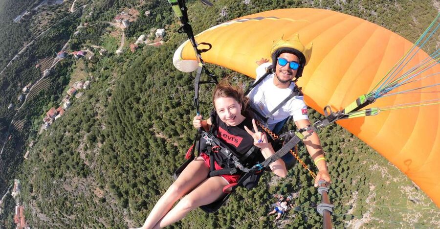 Alanya: Tandem Paragliding Over a Castle and the Sea - From Alanya pickup to the mountain launch