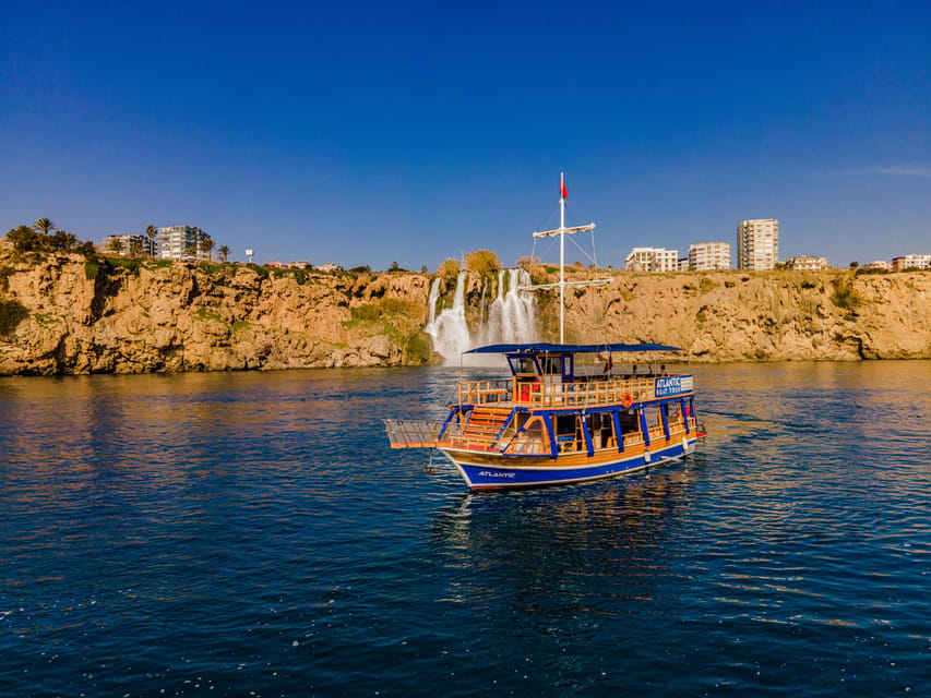 Antalya: Beach & Waterfalls Boat Trip w/ Lunch & Soft Drinks - Duden Waterfalls and the return cruise