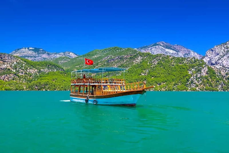 Antalya: Green Canyon Boat Trip w/Lunch near Green Lake - Boarding the boat at Green Lake