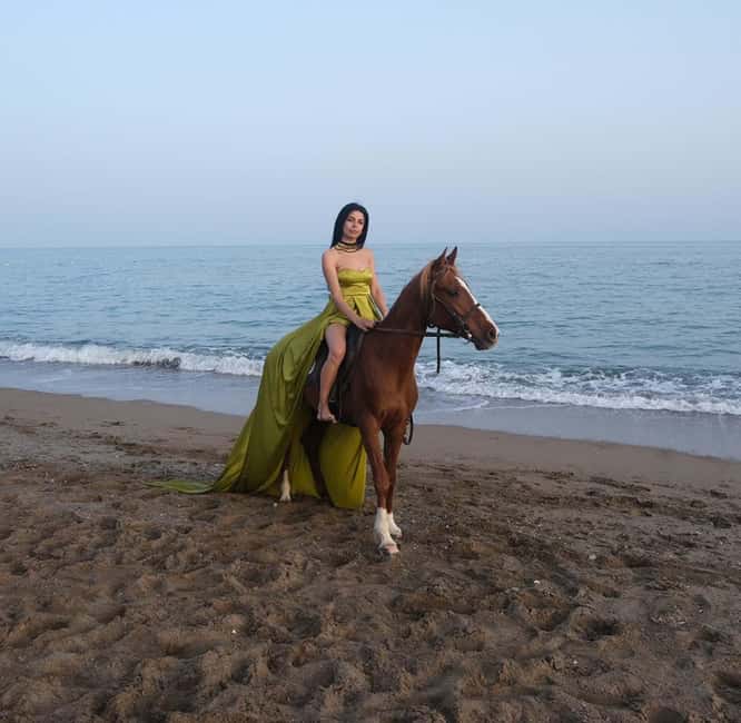 Antalya: Horseback Riding on the Beach and in the Forest - Getting comfortable before the 75-minute ride