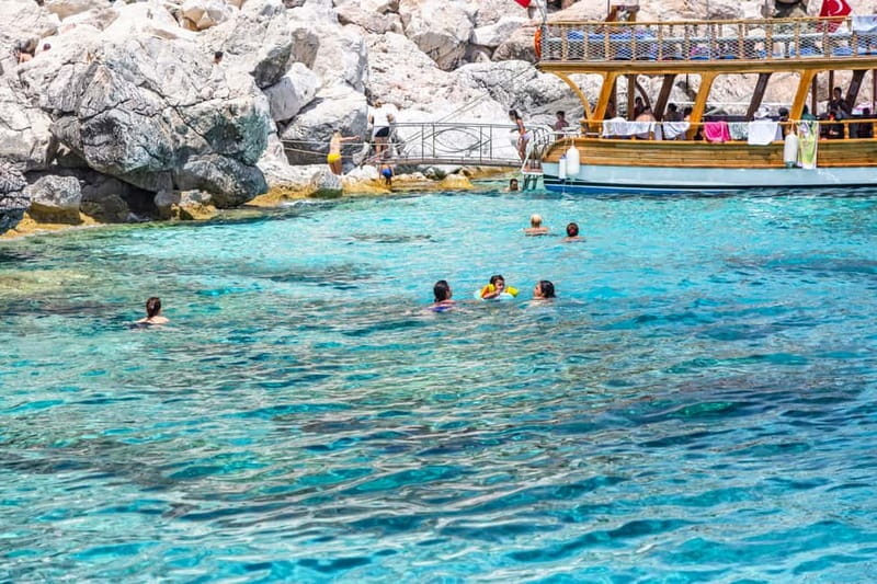 Antalya/Kemer: Suluada & Adrasan Boat Trip with Lunch - Suluada’s white beaches and cool swimming water