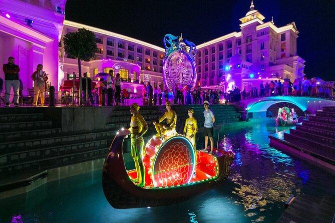 Antalya Land of Legends Night Show With Boat Parade - The boat parade, lasers, music, and characters