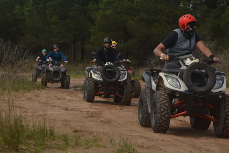 Antalya: Lara Beach Region Quad Safari - Getting to the quad base near Lara Beach