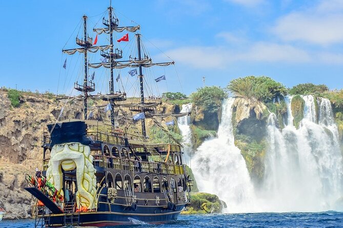 Antalya Lara Pirate Boat Trip w/Soft Drinks, Lunch & Pickup - Boarding the multi-deck pirate ship