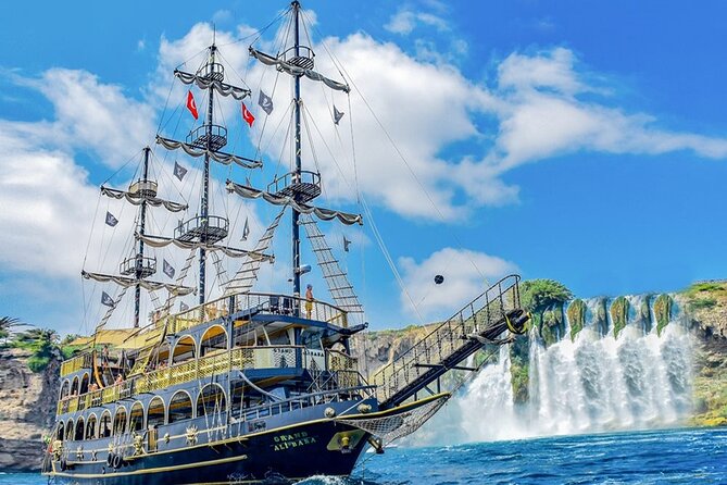 Antalya Lara Pirate Boat Trip w/Soft Drinks, Lunch & Pickup - Lunch, drinks, and the foam party