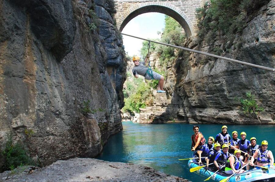 Antalya: Super Combo Quad, Buggy, Rafting & Zipline w/Lunch - Off-Road Through Villages and Forest Tracks