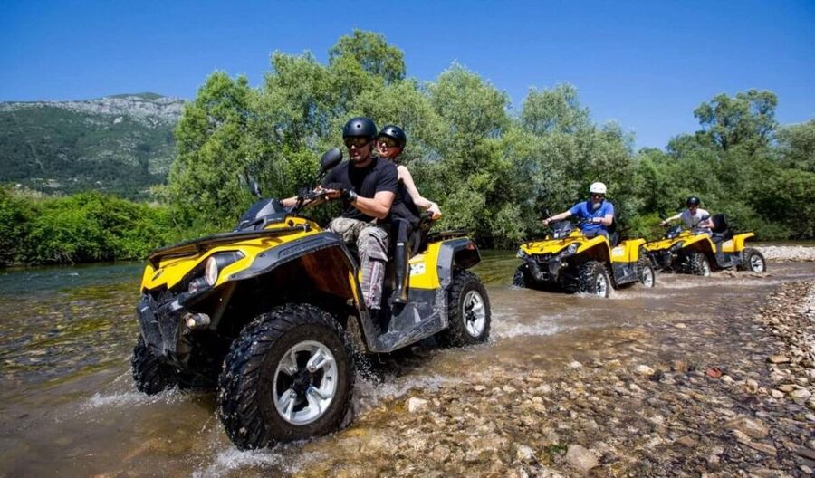 Antalya: Super Combo Quad, Buggy, Rafting & Zipline w/Lunch - Rafting on Cold Taurus Mountain Water