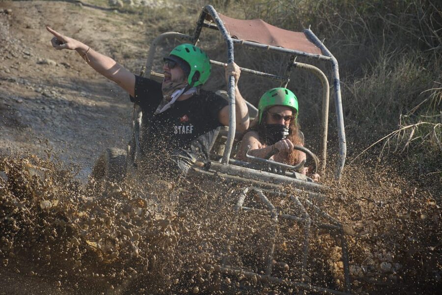Antalya: Ziplining, Rafting, Jeep Tour & Quad Safari w/Lunch - Fourteen kilometers of white-water rafting