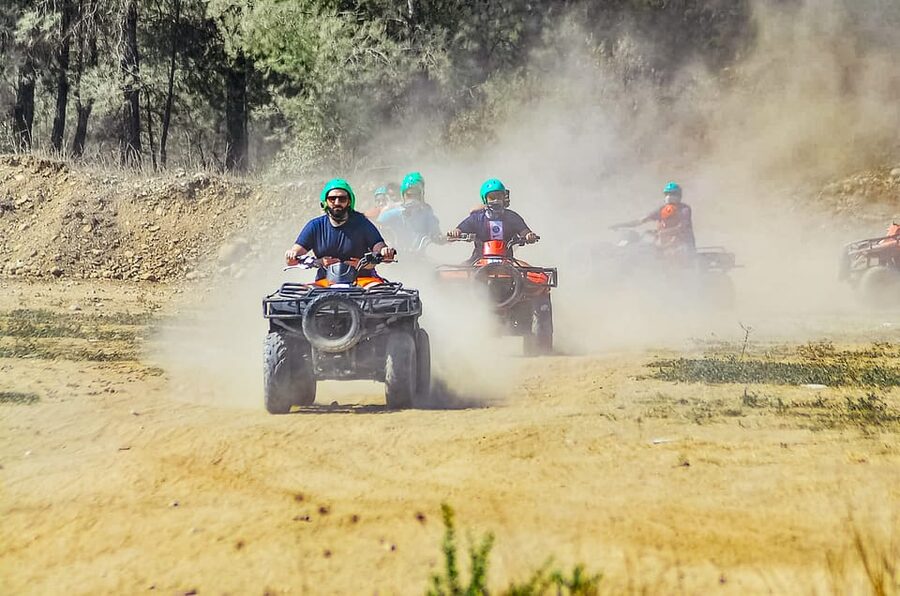Antalya: Ziplining, Rafting, Jeep Tour & Quad Safari w/Lunch - Ziplining over the activity base