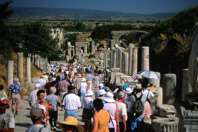 Best Seller: Private Ephesus Shore Excursion from Kusadasi Port - Entering Ephesus from the upper city