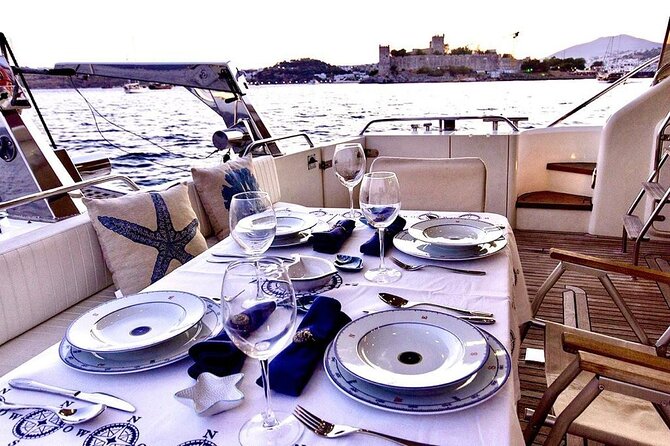 Bodrum Private Motor-Yacht Sunset Tour With Dinner For 3 Hour - What the $409.38 price really buys you