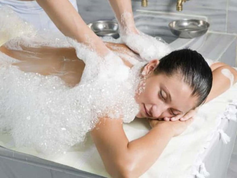 Bodrum: Turkish Bath with Oil Massage and Hotel Pickup - Soap foam and the transition to rest