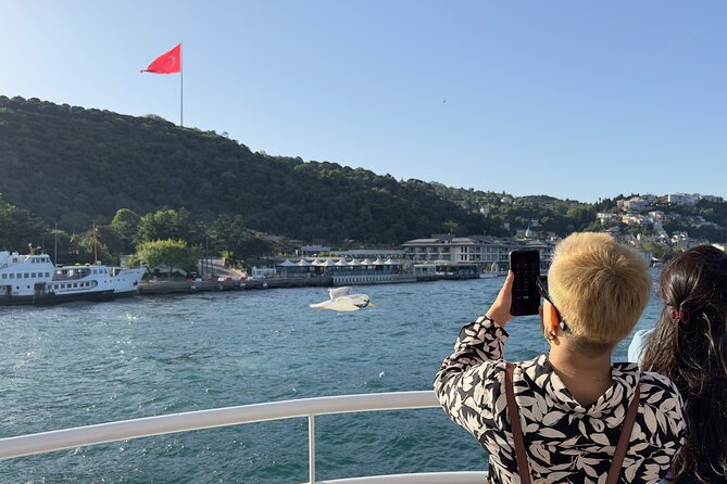 Bosphorus Daytime or Sunset Sightseeing Cruise & Audio Guide - The Bosphorus Bridge and Galatasaray Island