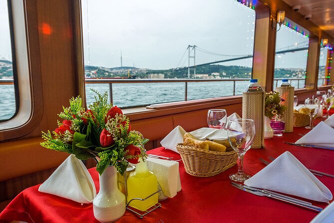 Bosphorus Dinner Cruise with Folklore Show & Belly Dancers - Turkish meze, three main courses, and a mixed dinner experience