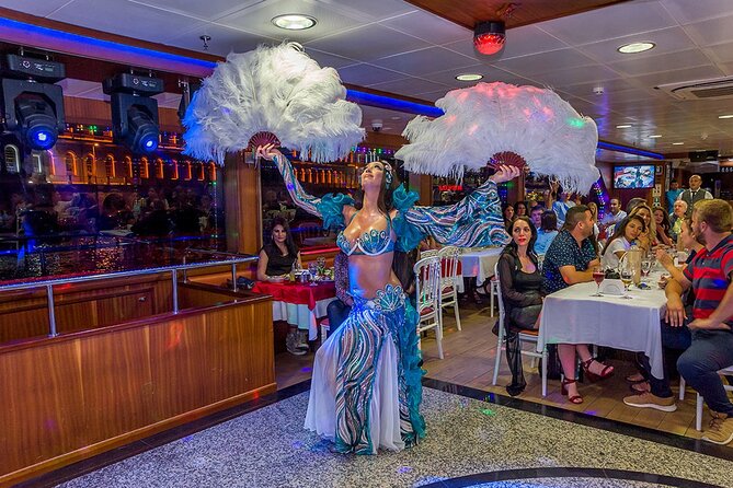 Bosphorus Dinner Cruise with Folklore Show & Belly Dancers - Palaces and bridges seen from the Bosphorus