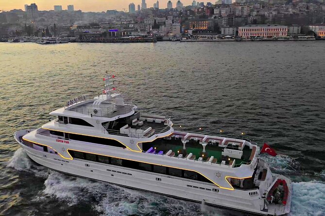 Bosphorus Dinner Cruise with Show and Private Table - The Bosphorus after dark