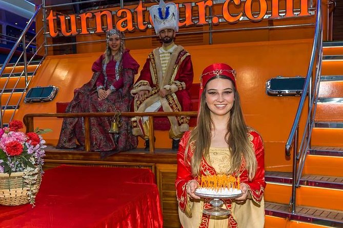 Bosphorus Dinner Cruise with Turkish Music and Live Performances - Dinner: Meze, Main Courses, and Baklava