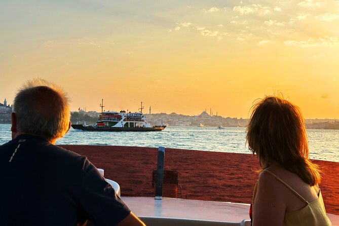 Bosphorus & Golden Horn: Sunset Yacht Cruise with Expert Guide - Boarding near Kabataş and settling in