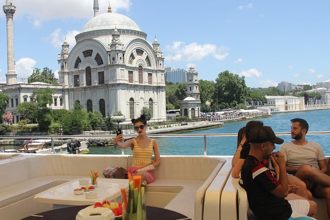 Bosphorus Luxury Lunch Cruise & Black Sea Swimming Experience - Lunch, snacks, and onboard service