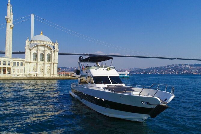 Bosphorus Night Cruise on the Luxury Yacht - The second bridge and the Asian-side fortresses