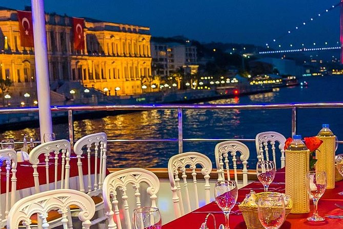 Bosphorus Sightseeing Cruise with Turkish Live Show and Dinner - The Blue Mosque and Hagia Sophia after dark