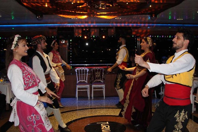Bosphorus Sightseeing Cruise with Turkish Live Show and Dinner - Ortaköy Mosque and the European shore
