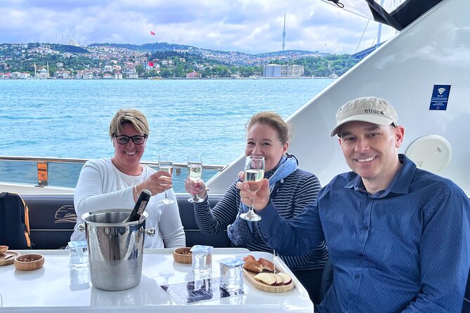 Bosphorus Yacht Cruise with Stopover on the Asian Side - (Morning or Afternoon) - Snacks, coffee, Wi-Fi, and the feel on board