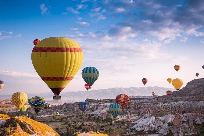 Budget Hot Air Balloon Ride over Cappadocia - Devrent Valley from the basket