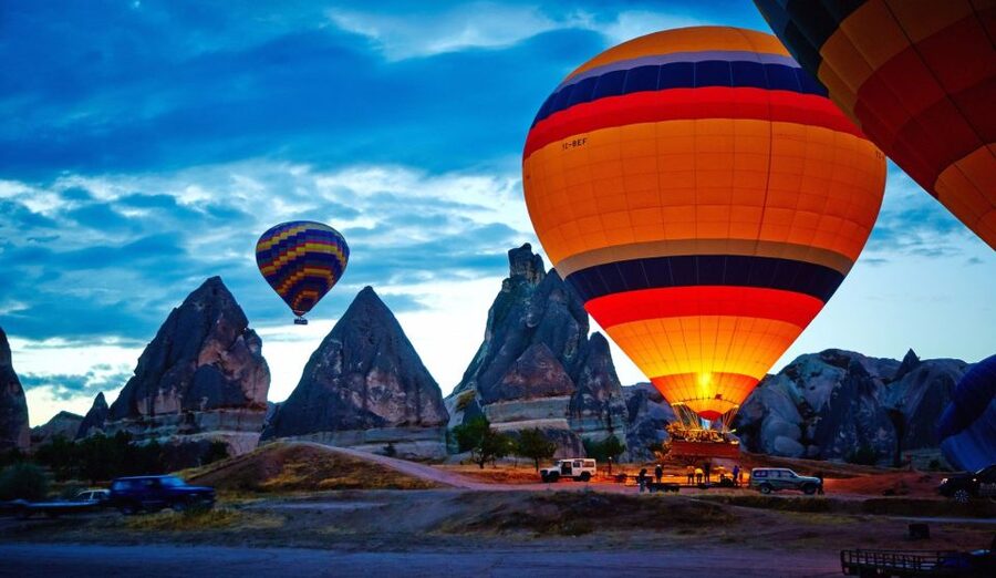 Cappadocia: 1 of 3 Valleys Hot Air Balloon Flight - The pre-sunrise pickup from eight Cappadocia towns
