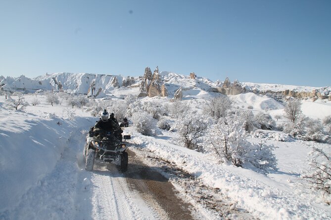 Cappadocia ATV Tour / Quad-Bike Safari / Sunset or Day time - Starting in Göreme and getting ready to ride
