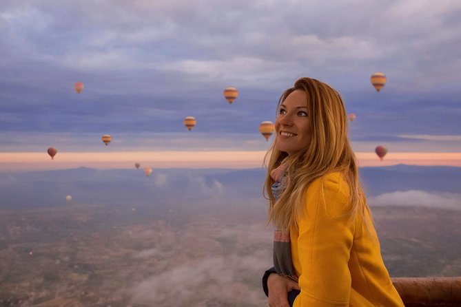 Cappadocia Balloon Flight - Landing with champagne