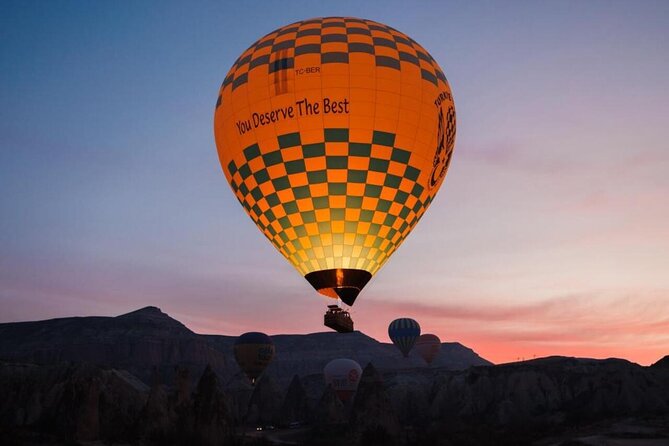 Cappadocia Balloon Ride with Breakfast, Champagne AT GOREME OVER - From Goreme pickup to the launch field
