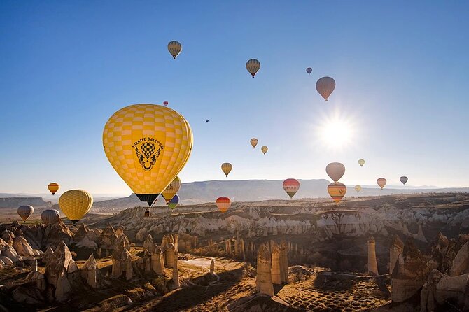 Cappadocia Balloon Ride with Breakfast, Champagne AT GOREME OVER - The sunrise flight over Goreme National Park