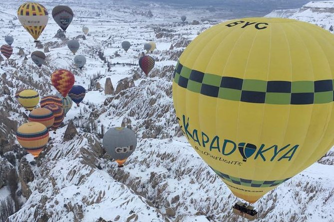 Cappadocia Hot Air Balloon Flight over Goreme - Takeoff, Sunrise, and the Balloon Traffic