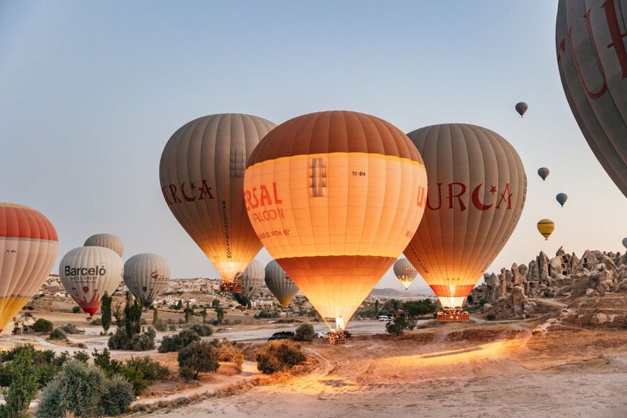 Cappadocia: Hot Air Balloon Trip in Goreme with Breakfast - Low valleys, fairy chimneys, and the sunrise