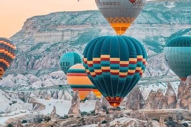 Cappadocia Hot Air Balloon with Pickup, Breakfast & Champagne - One hour above Fairy Chimneys