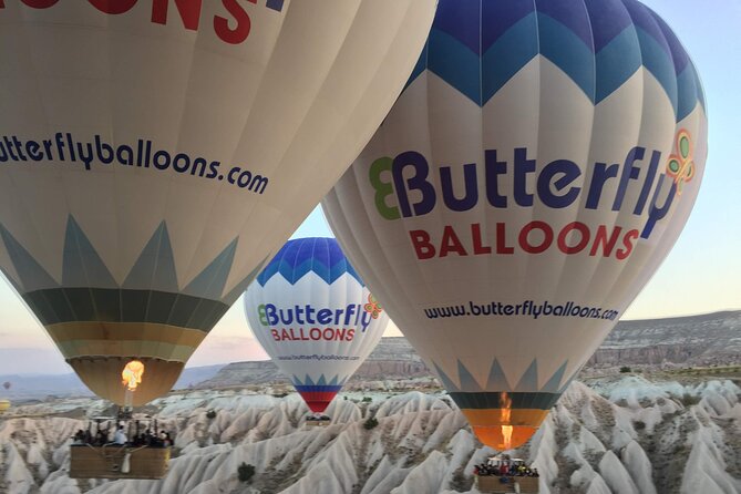 Cappadocia Hot Air Balloons or Kelebek Flight - Landing and the small celebration afterward
