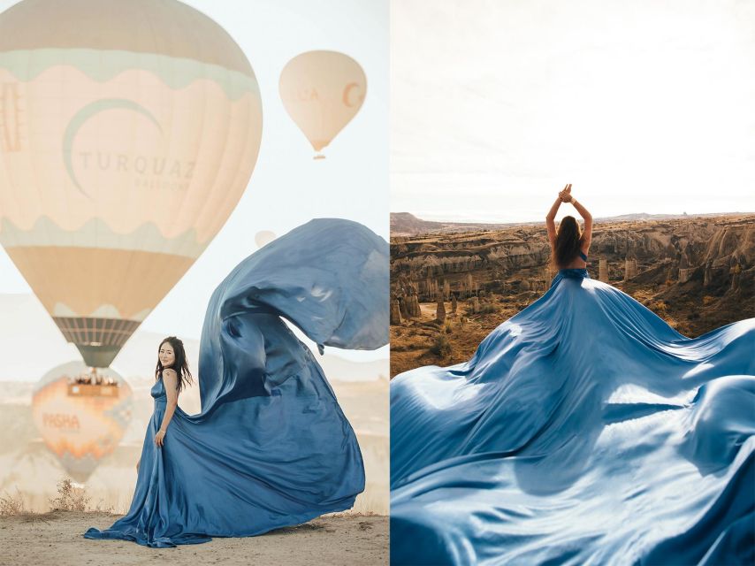 Cappadocia: Photo Shooting With Flying Dresses - What you receive after the shoot