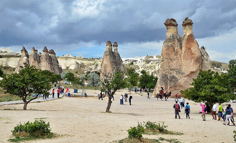 Cappadocia: Red Tour with Entry Fees and Lunch - Paşabağı and the three-headed fairy chimneys