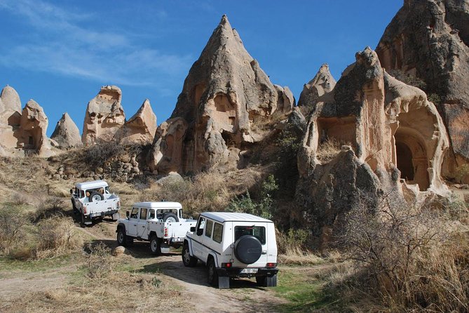 Cappadocia: Sunrise and Sunset Jeep Safari - Ortahisar ends with a high rock viewpoint