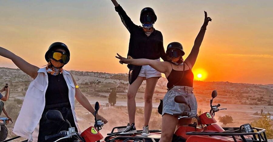 Cappadocia: Sunset or Daytime ATV Adventure Tour - Sword Valley starts the ride with fairy chimneys