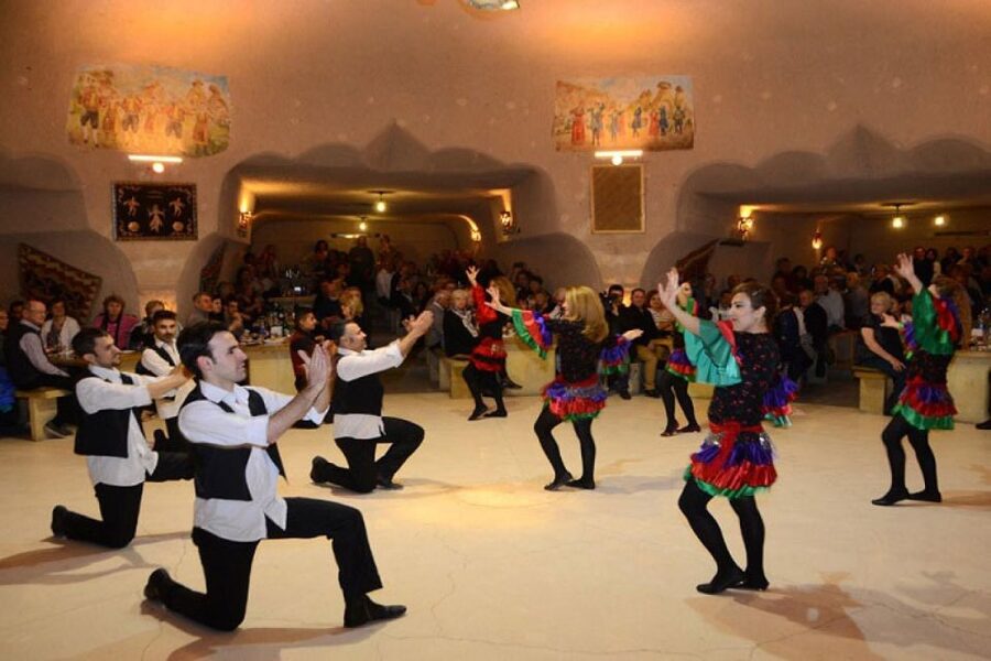 Cappadocia: Traditional Turkish Performance Night with Drink - Getting there and getting home